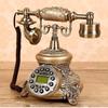 Klasický Retro pevný telefon Starožitný Domácí telefon - Tlačítkové a Rotační telefony - Retro Telefon se šňůrami - LCD Displej Retro Dekorativní telefon