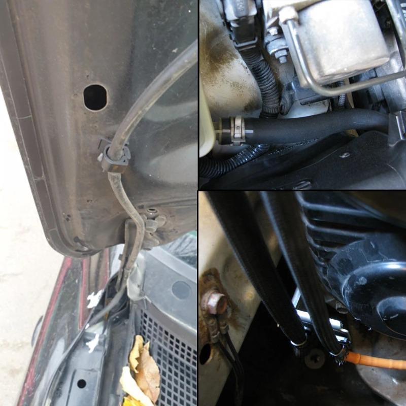 10 PZ Fissacavi per cablaggio auto Clip a fibbia fissa per cavo auto Multifunzione Fibbia fissa per cavo Fascetta Accessori auto universali