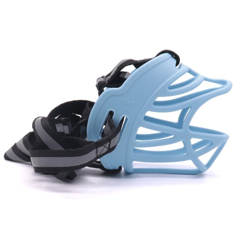 Silicone Pet Muzzles, Anti-biting, Anti-barking, Water-drinking and Breathable Dog Muzzles, Large Dog Pet Masks