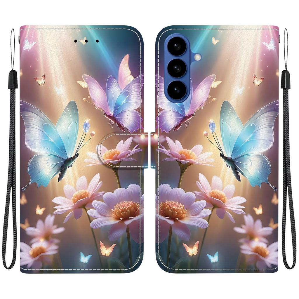 For Samsung Galaxy A57 5G Case Pattern Printing Leather Flip Wallet Phone Cover with Lanyard