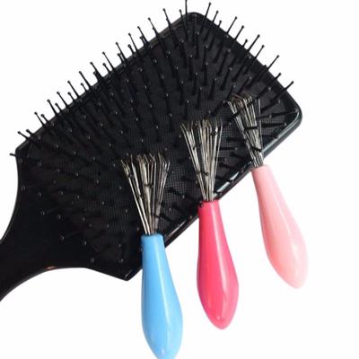 Pettine pulitore per capelli ricci pettine per la pulizia artiglio strumento per capelli pettine gancio per la rimozione dei peli dai tappeti