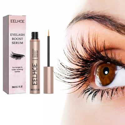 Siero Potenziatore Ciglia Arriccia Capelli Ispessente Rinforza Ciglia Mascara Allungante Siero Crescita Ciglia 7 Giorni per Sopracciglia 3ml