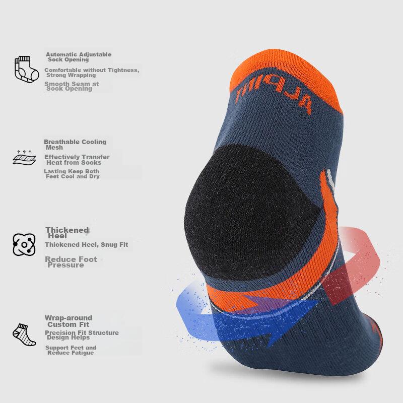 ALPINT MOUNTAIN Ermont CoolMax Professional Running Socks for Men, Hiking Socks, Short Sports Socks