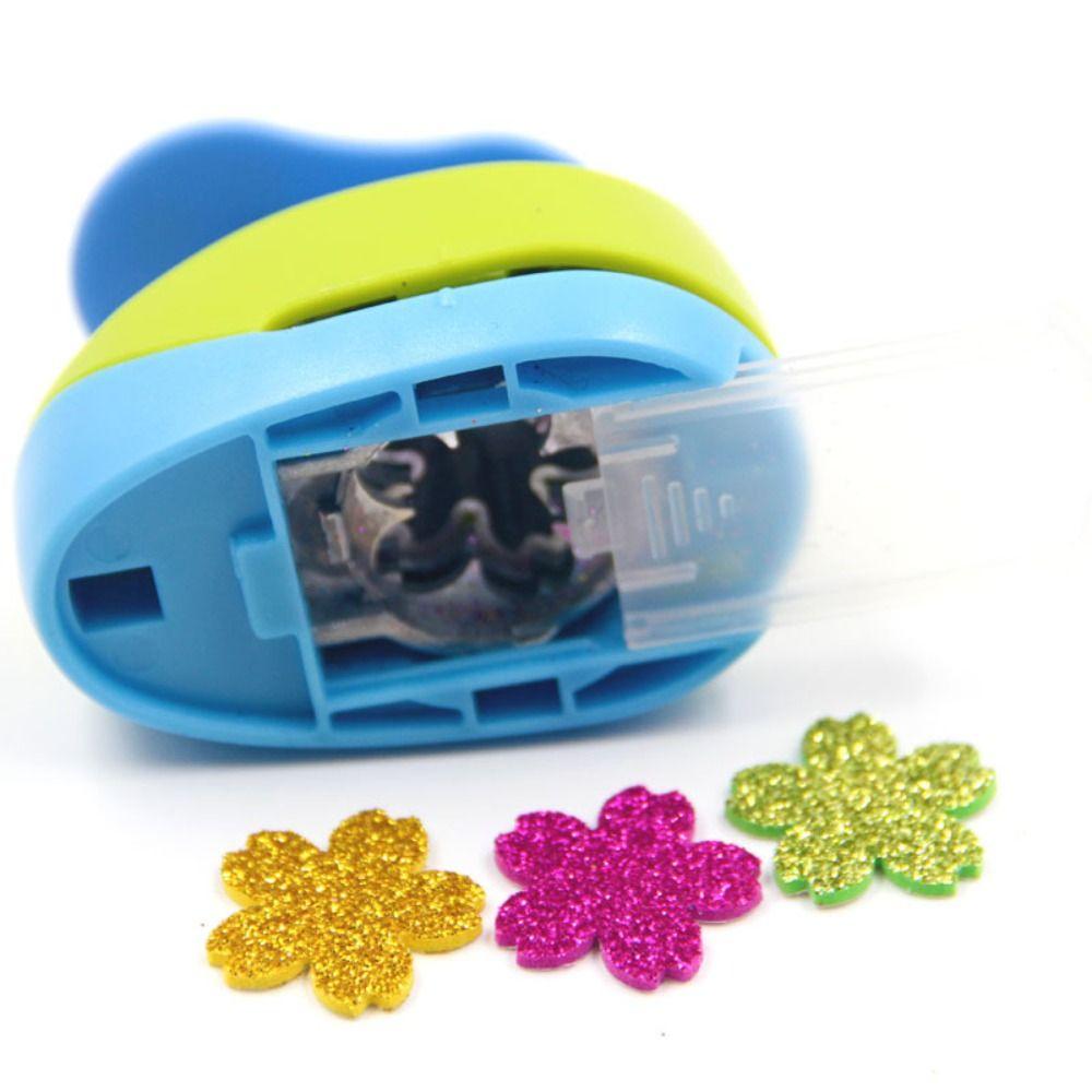 Different Shapes Paper Hole Punch Plastic Mini Cutter Creative Multicolored Punch Set  DIY Crafting