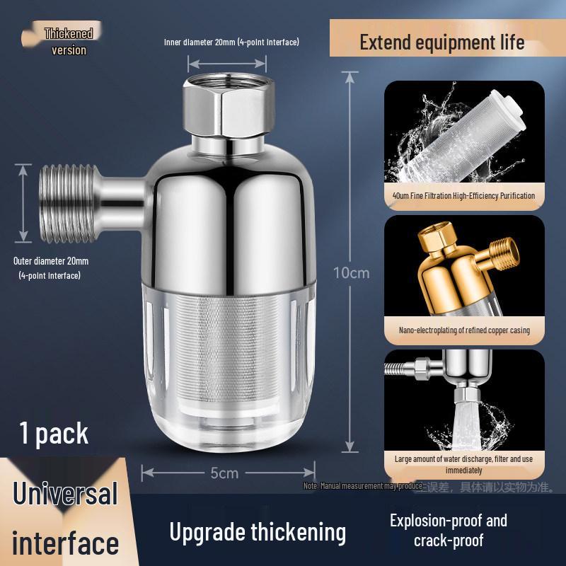 

Household Water Heater Pre-filter & Scale Inhibitor