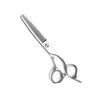 6" Premium Stainless Steel Hair Cutting Scissors Set with Flat-Tooth Thinning Shears for Bangs
