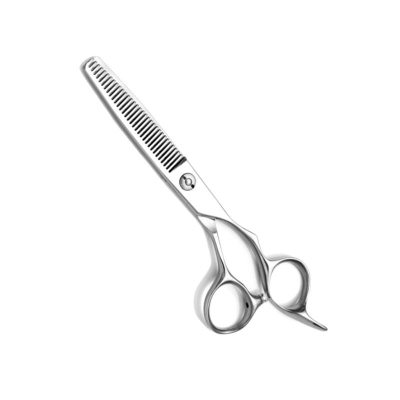 6  Premium Stainless Steel Hair Cutting Scissors Set with Flat-Tooth Thinning Shears for Bangs Thinning Shear Model B