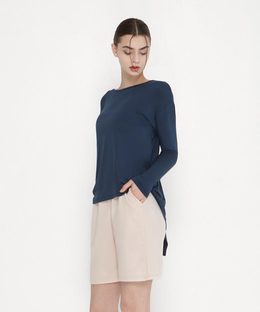 Debiweeo Parfalla Long Sleeve Devi-T0069-Navy