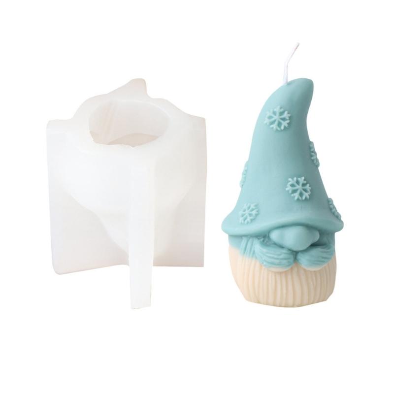 

Stylish Handmade Soap and Candle Crafting Christmas Silicone Mould Flexible Home Decoration Supplies for Art Projects