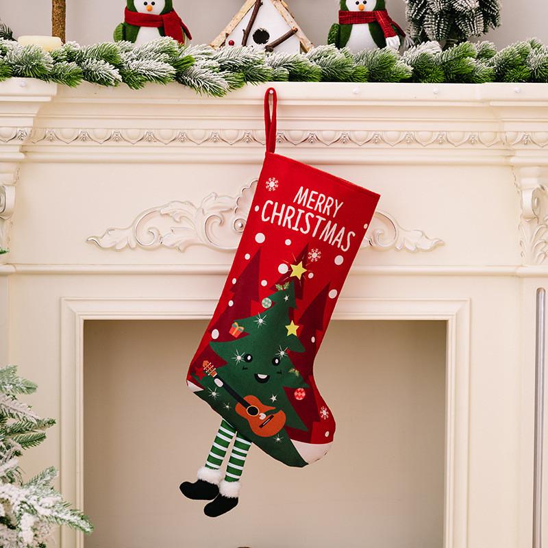 

Printed Festively Hanging Christmas Stockings For Holiday Gifts Decorations And Tree Stocking