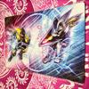 Used [Super Valuable] Rockman EXE Forte Cross Rockman Mask Playmat