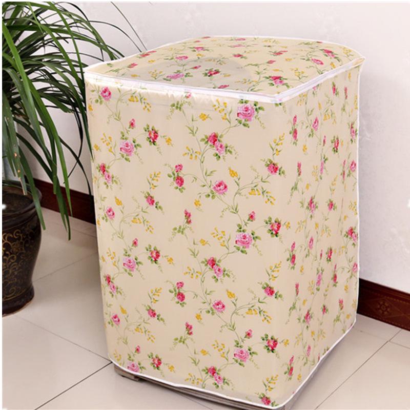 Kang's Satin Fabric Dust Cover for Vertical Pulsator Double Tub Washing Machines