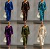 Autumn and Winter Women's Clothing, Fashionable New Velvet Lantern Sleeves Swing Neck Long-sleeved Split-ended Dress