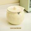 High-Temperature Ceramic Lard Pot with Lid
