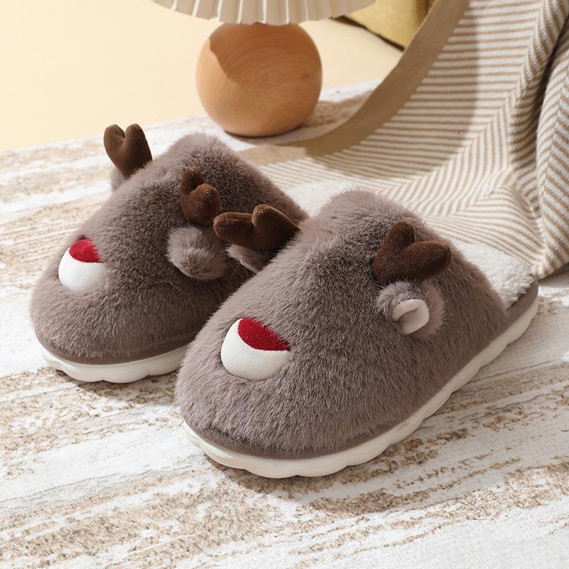 Fashion Cotton slippers for women in winter 2025  new indoor home warm fur slippers for men in home use  winter for zapatillas de mujer