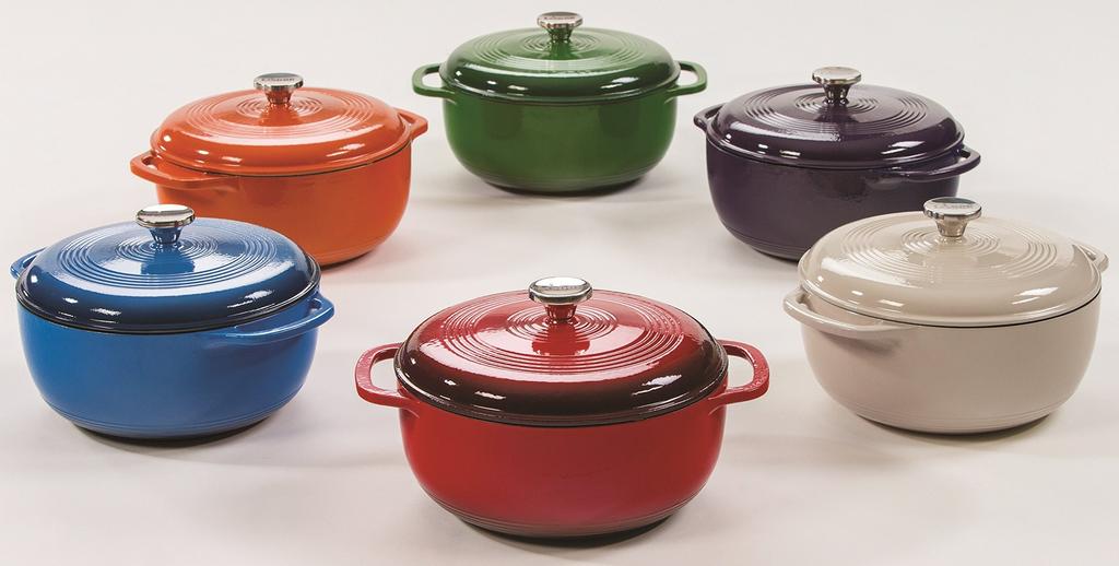 Emaille Bräter 6 Quart Grün/62-6349-32