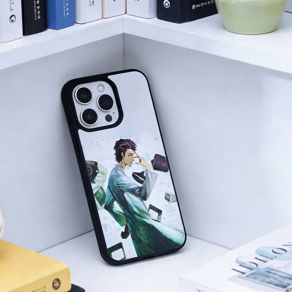 STEINS GATE D-Rintaro O-Okabe Phone Case For iPhone 14,16,15,13,17,12,Plus,Pro,Max Magnetic For Magsafe Frosted Cover