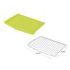 Kitchen Cutlery Filter Plate Plastic Dish Drainer Tray Bowl Cup Drainer Dishes Sink Drain Rack Drain Board Tea Tray Kitchen Tool