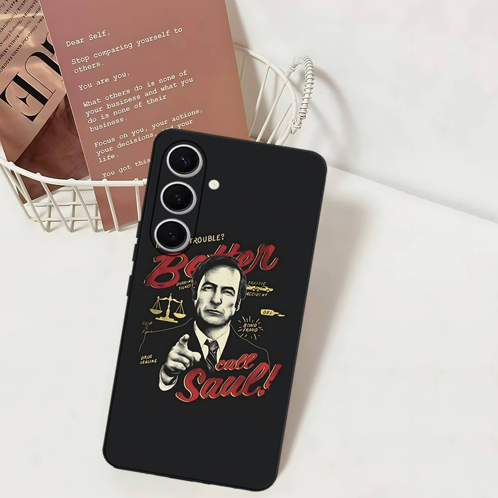 B-Better Call Saul Phone Case For Samsung S 24 Fe 25 Ultra Plus 20 Lite 21 30 22 23 24 22 Ultra 5G Fundas