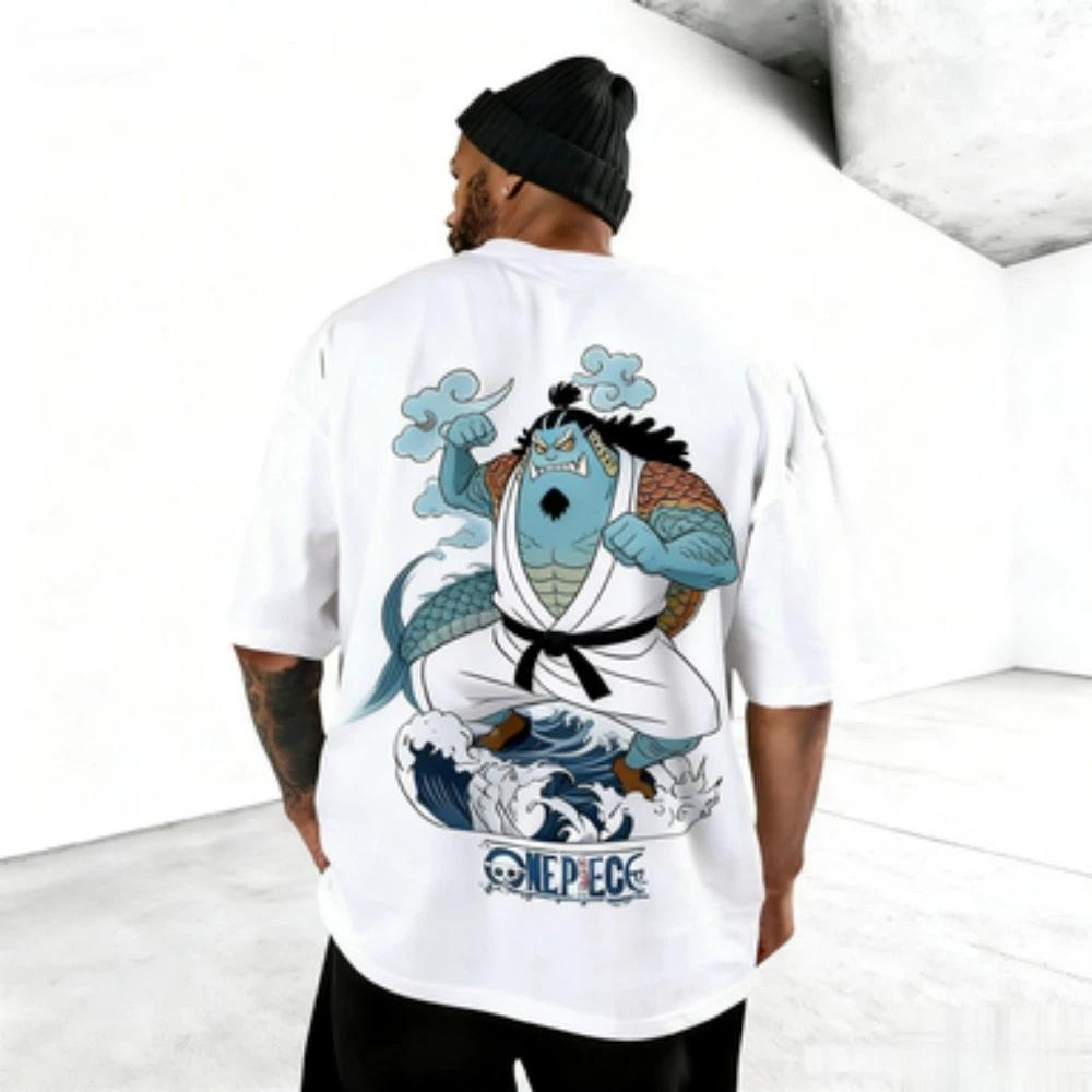 2026 Nouveau T-shirt à Manches Courtes Imprimé Anime 'One Piece' T-shirt Unisexe Haut pour Homme T-shirt d'Été Style Y2K Street Wear