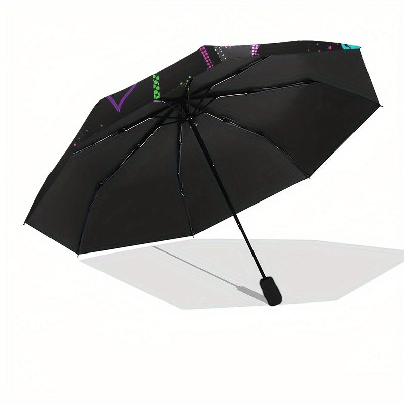 1pc Stars Hearts Themed High-quality Umbrella,Automatic Opening and Closing Umbrella,Multi-functional Umbrella G0811310