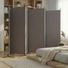 6 Piece Anthracite Folding Screen 520 X 180 Cm Fabric