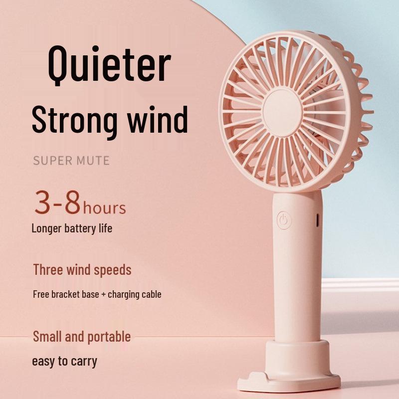Rechargeable Portable Silent Mini USB Fan for Students and Couples