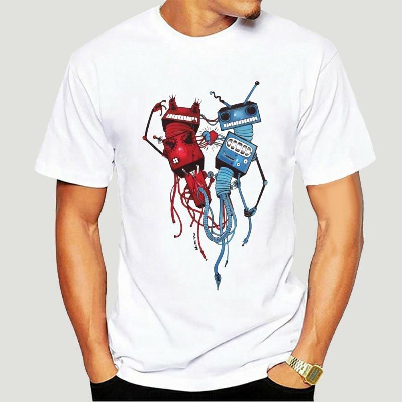 Herrenmode Bedruckte T-Shirts Top Rundhals Baumwolle Groß Locker Rundhals Kurzarm T-Shirts Herren