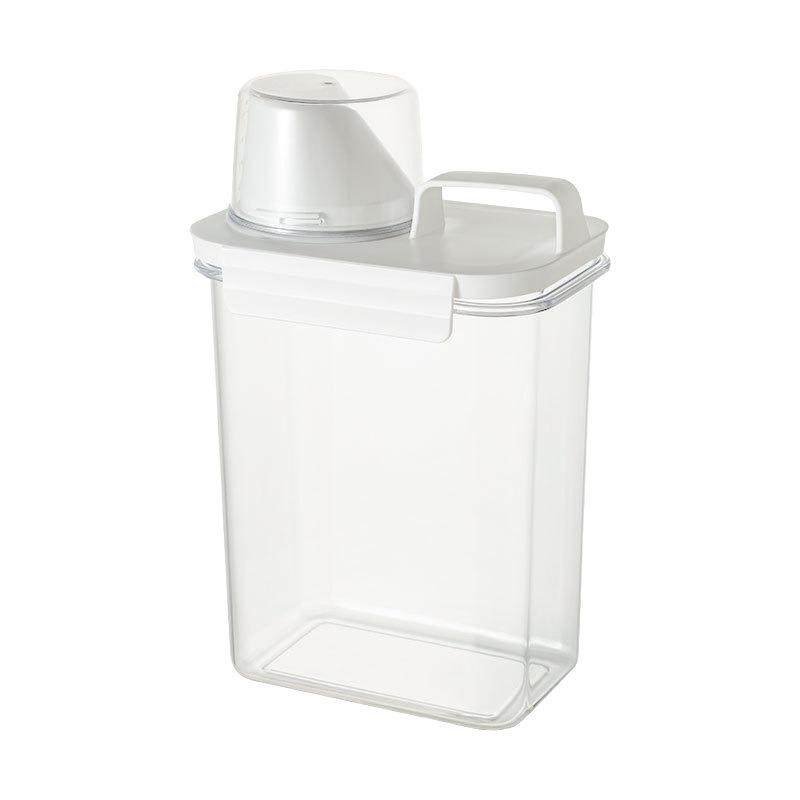 Airtight Storage Box for Laundry Powder with Measuring Cup, Sealed Storage Box for Household Laundry Detergent