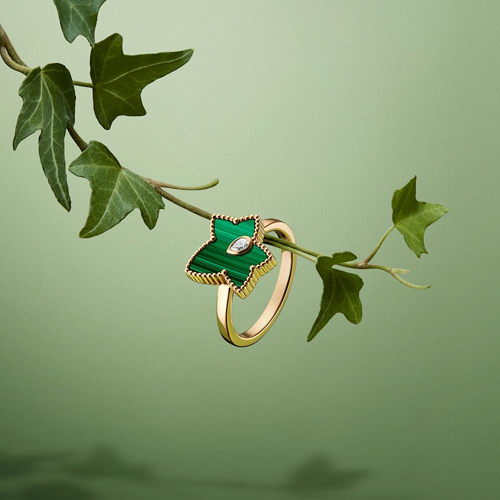 Lola Rose Ivy Ring Malachite Fashion Ring