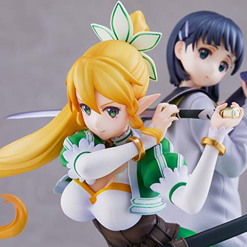 Sword Art Online" Leafa & Kirigaya Suguha 2-Piece Set, Non-Scale PVC & ABS Painted Complete Figures