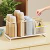 Coffee Tea Condiment Accessories Holder Multifunction Disposable Coffee Cup Holder Organizer For Kitchen Office Break Room.