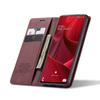 CASEME for Samsung Galaxy S20 FE, Leather Wallet Case, Red