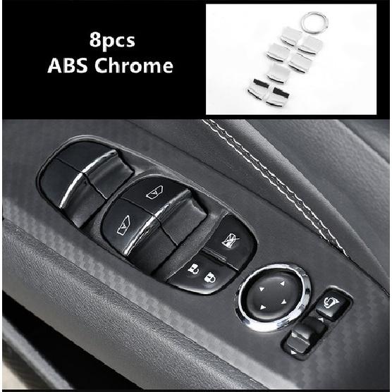 For Nissan Altima 2019-2024 ABS Chrome Door window lift Switch sequin cover trim