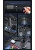 Super Fast Car Phone Charger with Retractable 4-in-1 Cable and Cigarette Lighter Socket for Apple Devices