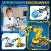 STEM Hydraulic Robotic Arm Educational Toy Science Experiment Kit Mechanical Arm Model for Children Learning Engineering and Technology