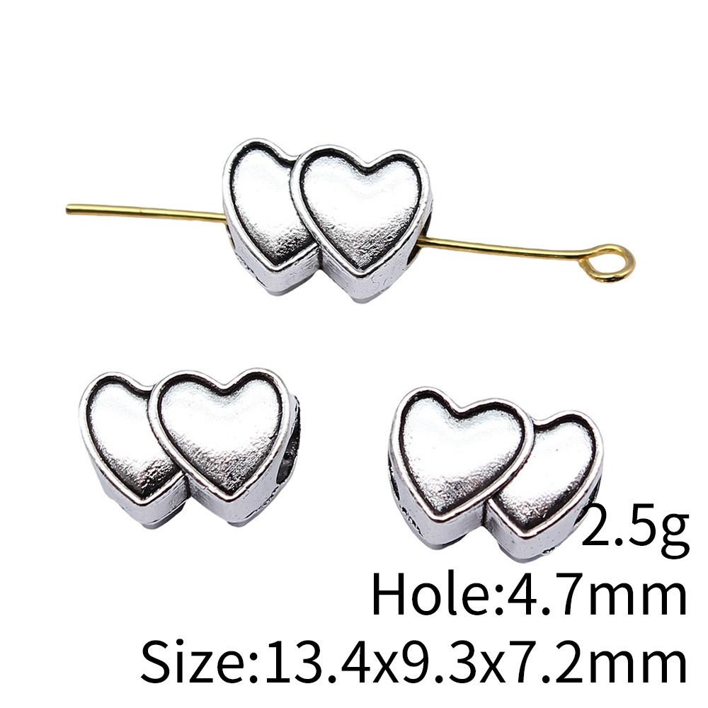 Beads Pendant Jewelry Materials Character Love Big Hole Beads Loose Spacer Accessories Parts Jewellery Making