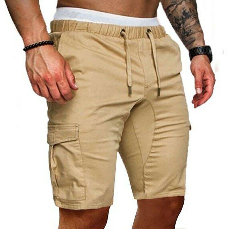 Men Shorts Summer Gym Sport Running Workout Cargo Pants Jogger Trousers Training