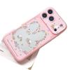 Applicable To iPhone17promax Pink Floral Miffy Rabbit 2-in-1 Mobile Phone Case Apple 16 Niche 15 Generation