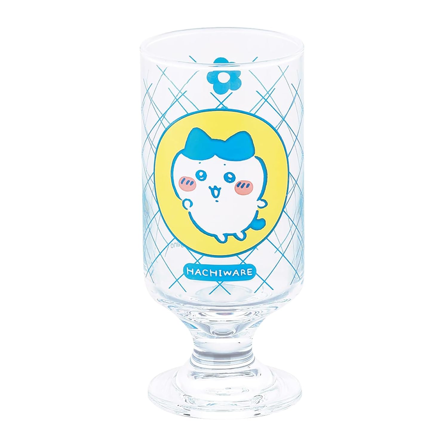 Chikawa Official License Glass Tumbler Approximately 280ml Stand Soda Shimmering (Hachiware) CKW42-813