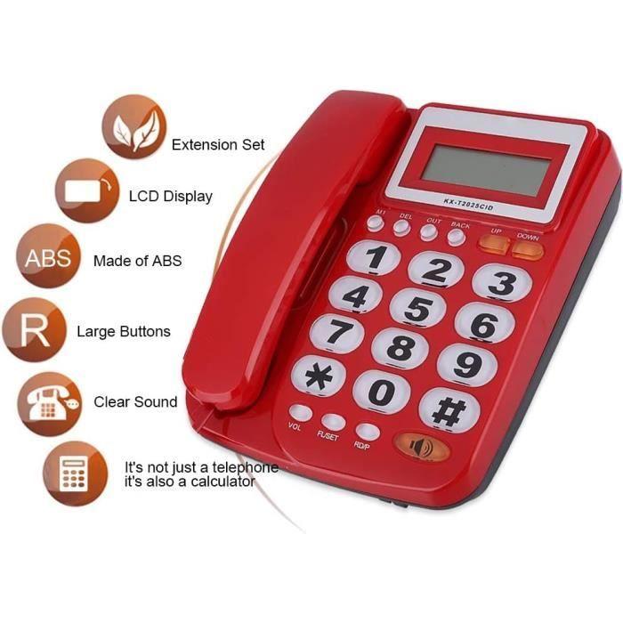 Téléphone Filaire antibruit avec répondeur DAUERHAFT