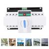 Double Power Automatic Transfer   AC400V ATS 4P 63A Generator Changeover   Manual Transfer   for Home Flame Retardant PC Material