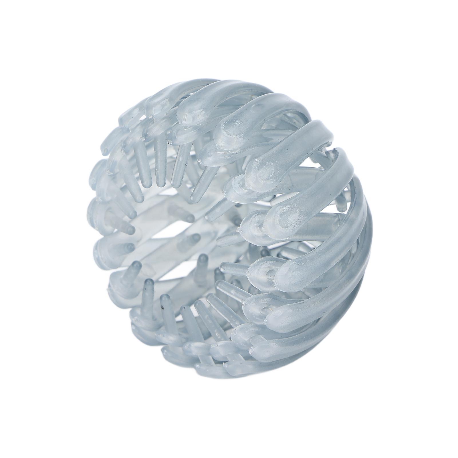 

Заколки для волос в форме птичьего гнезда Женские Девичьи Элегантные Расширяемые Держатели для пучка и хвостика Аксессуары для волос Серый