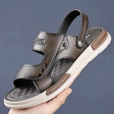 Sandalen Herren 2025 Sommer neue Oberbekleidung High-End Herrensandalen weiche Sohle Mode lässige Strandschuhe 2025