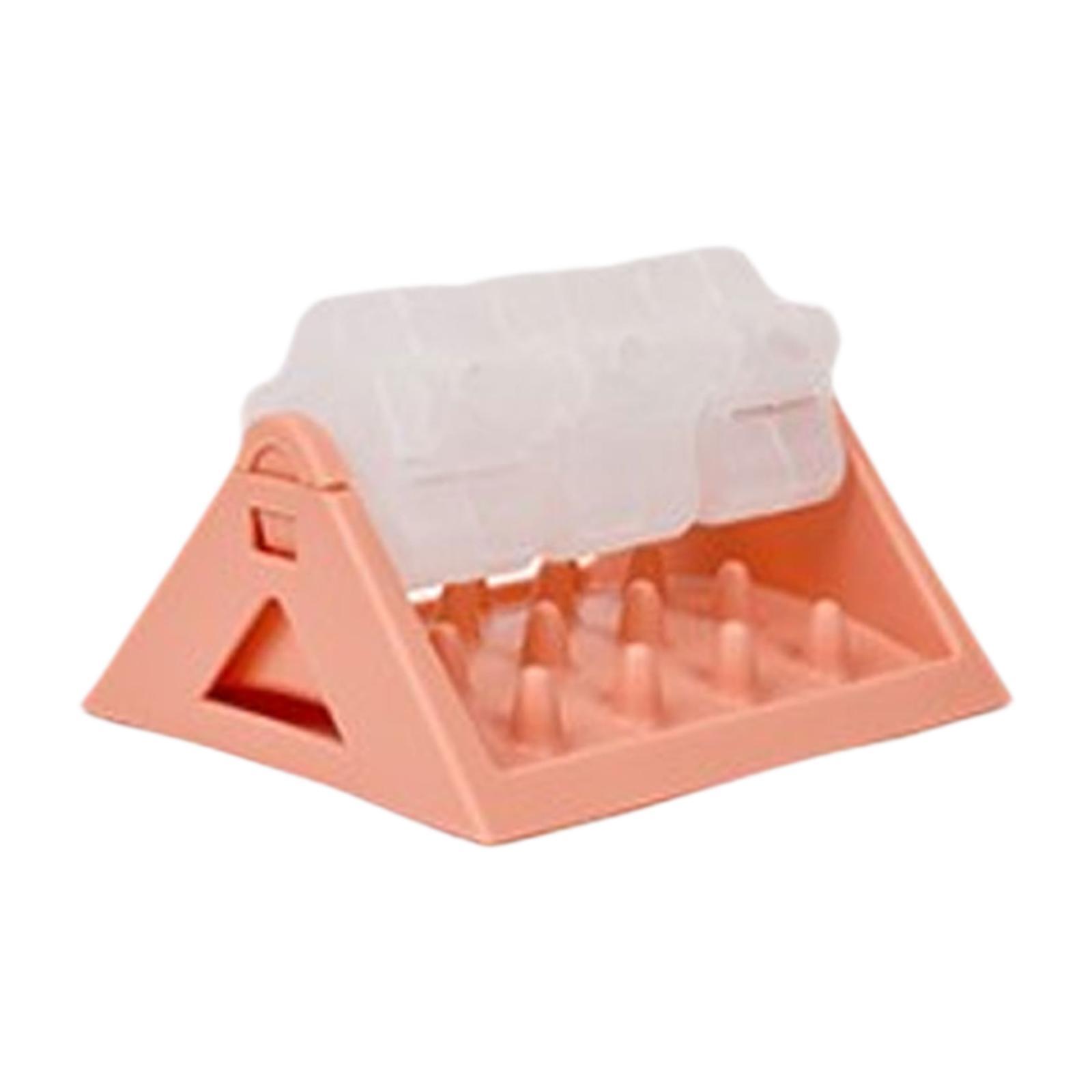 Slow Feeder Bowl IQ Training Rotating Food Toy Feeding Tray Rotating Slow Feeder for Cats Aggressive Chewers Large Dogs Puppy розовый