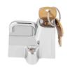 Stainless Steel Motorcycle Helmet Lock with 2 Keys -   and Convenient Helmet    and Hook for Motorcycles and