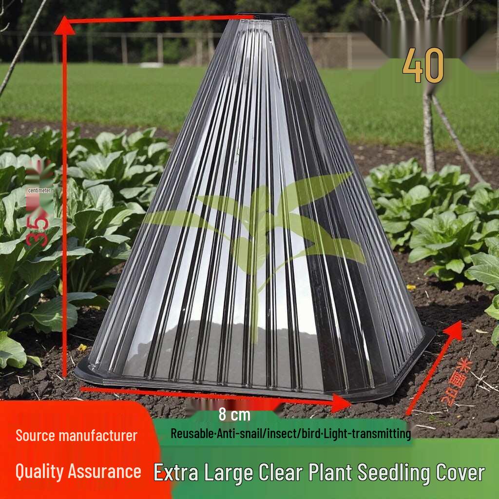 Durable Seedling Protection Cover: Windproof, Frostproof, Insect & Bird Barrier for Vegetables, Reusable Greenhouse Shield