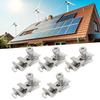 5 Stück Solarpanel Erdungsklemmen PV Montagesystem Metallklemmen Kabelklemmen Halterung Erdungsklemme
