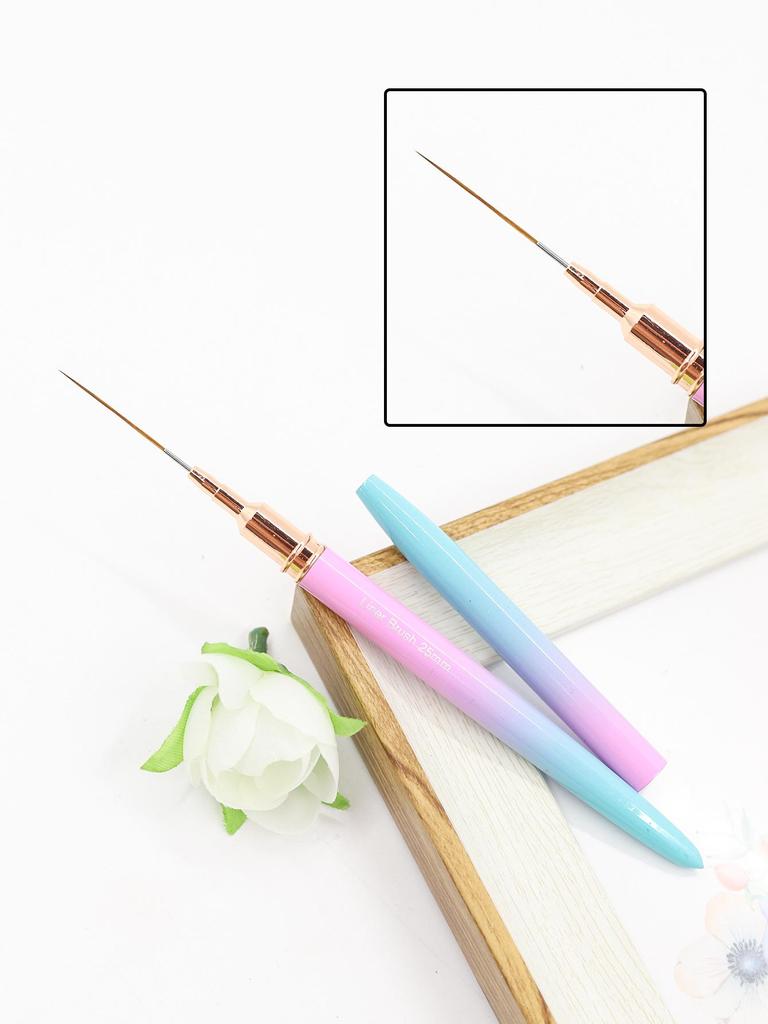 Japanese Pink Gradient Nail Art Striping Brush for Drawing & Flower Painting