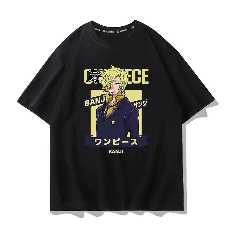 One Piece Graphic TShirt Luffy ACE Anime Tee Mens 2026 Summer Fashion Oversize Street Casual Y2K Tops Streetwear Clothing